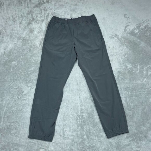 Soybu Mens Woven Jogger Recycled 4-Way Stretch M Gray a0408 - Picture 1 of 8